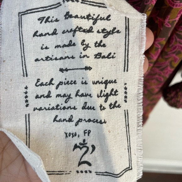 NWT $288 Free People Folklore Maxi Dress Size Medium Bohemian Whimsical Cottage - Picture 10 of 16